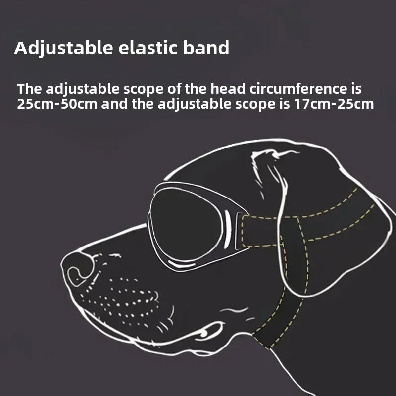 Adjustable Pet Goggles Anti UV Dog Sunglasses Outdoors