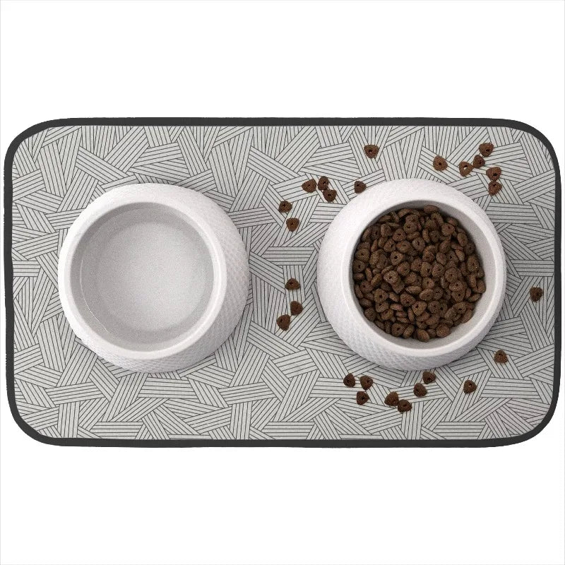 Pet Bowl Mat For Cleaner Floors And Easy Spill Control
