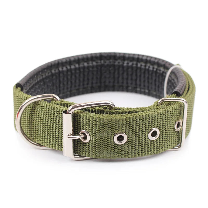 Durable Solid Nylon Dog Collar for Comfortable Daily Wear