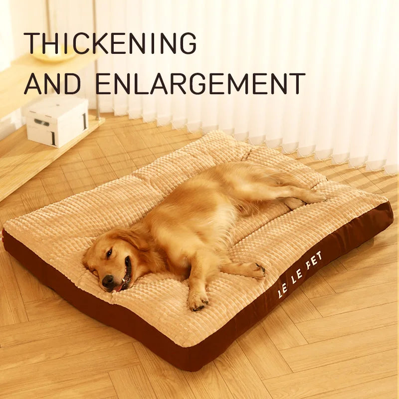 Hoopet Winter Warm Dog Bed With Soft Fleece Blanket