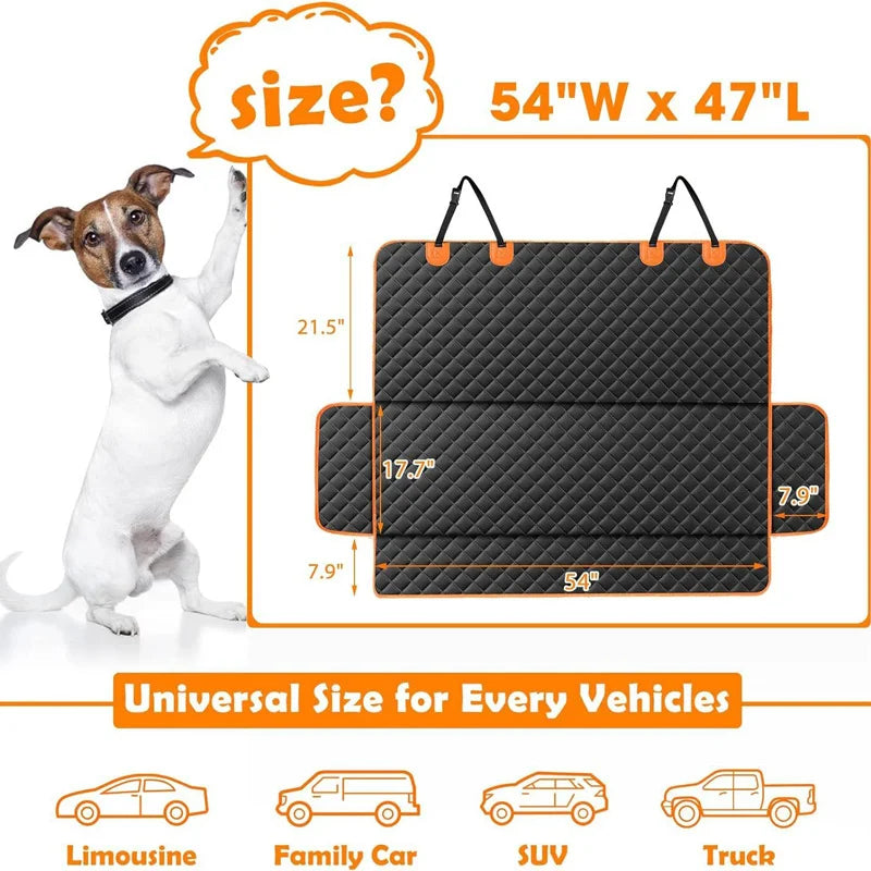 Dog Car Seat Cover Waterproof Travel Mat Hammock For Car