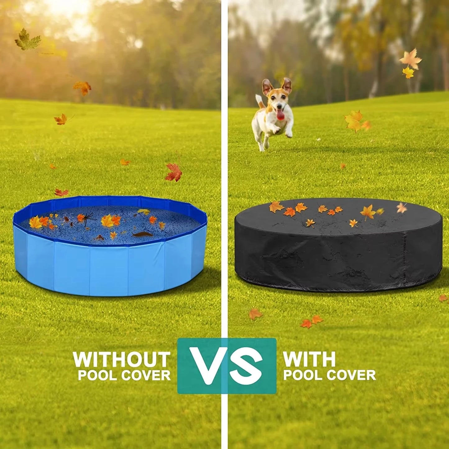 Portable Plastic Dog Pool Bath Tub For Large Dogs Outdoors