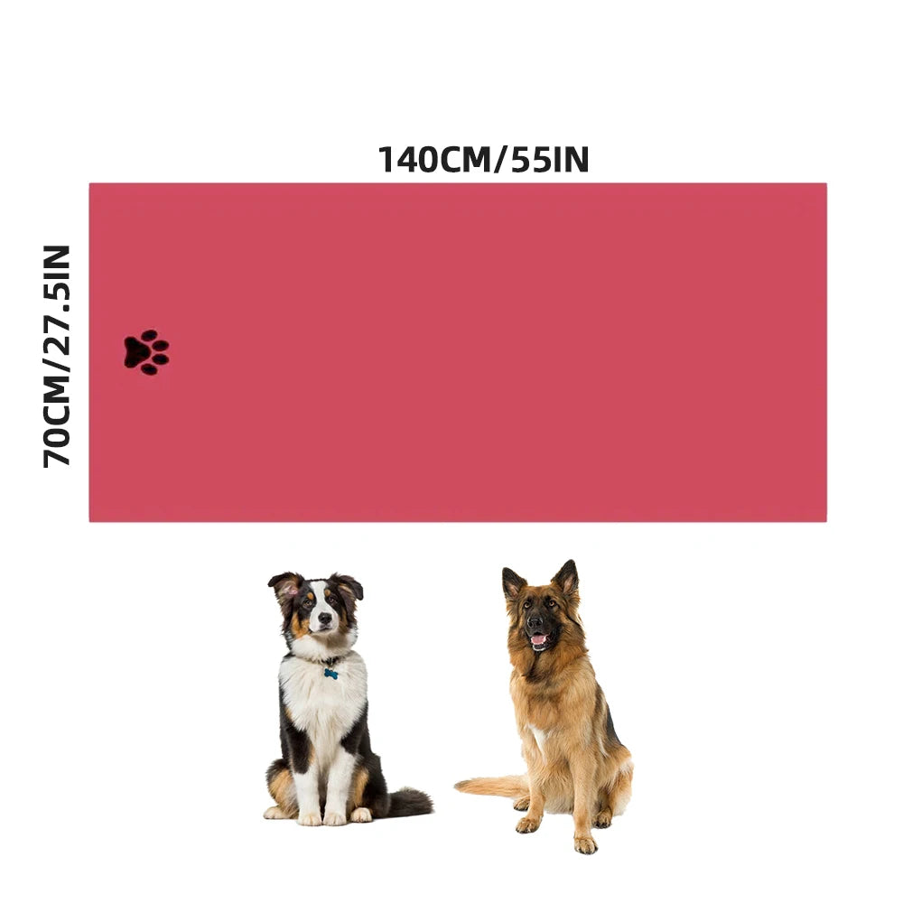 Microfiber Pet Bath Towels Embroidered Ultra Soft and Absorbent