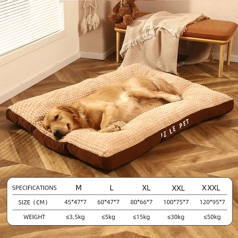 Hoopet Winter Warm Dog Bed With Soft Fleece Blanket