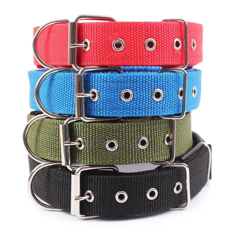 Solid Nylon Dog Collar for Comfortable Everyday Pet Wear
