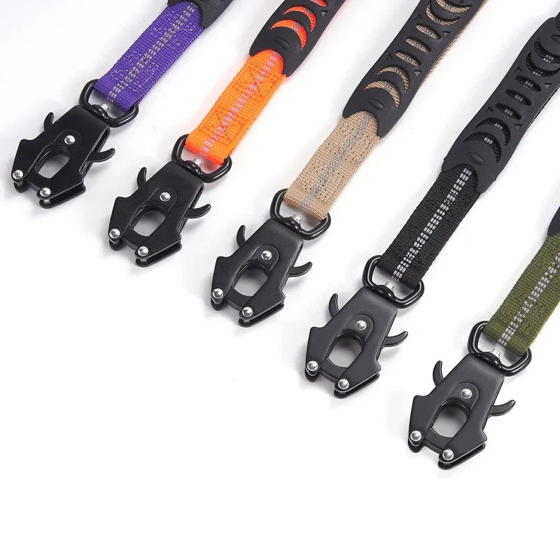 Classic Adjustable Nylon Dog Collar Reflective Heavy Duty Tactical