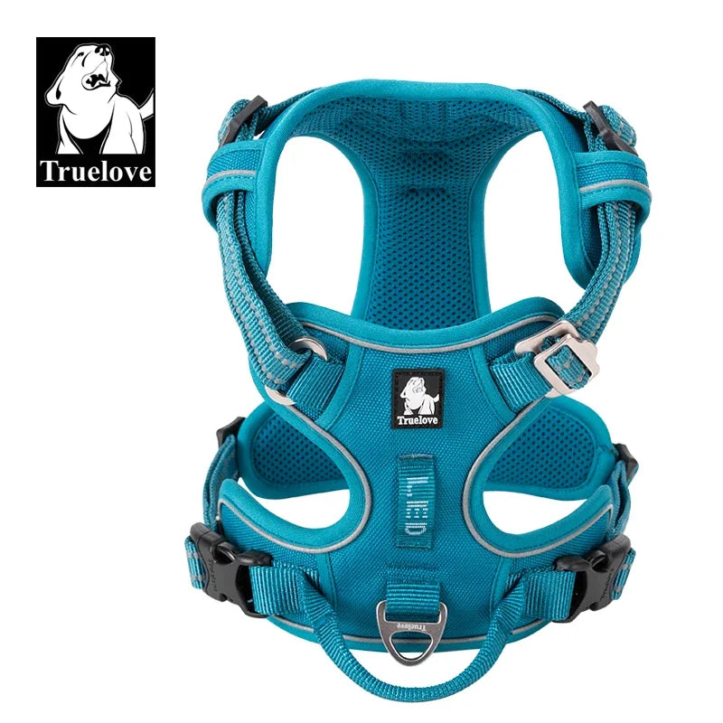 TrueLove Reflective No Pull Dog Harness Adjustable For Outdoor Walking
