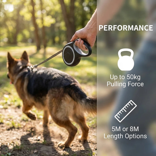Holapet Retractable Dog Leash All Size Dogs Automatic Extendable