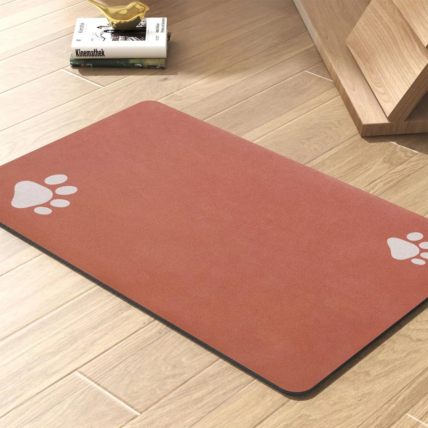 Waterproof Absorbent Pet Feeding Mat With Rubber Backing