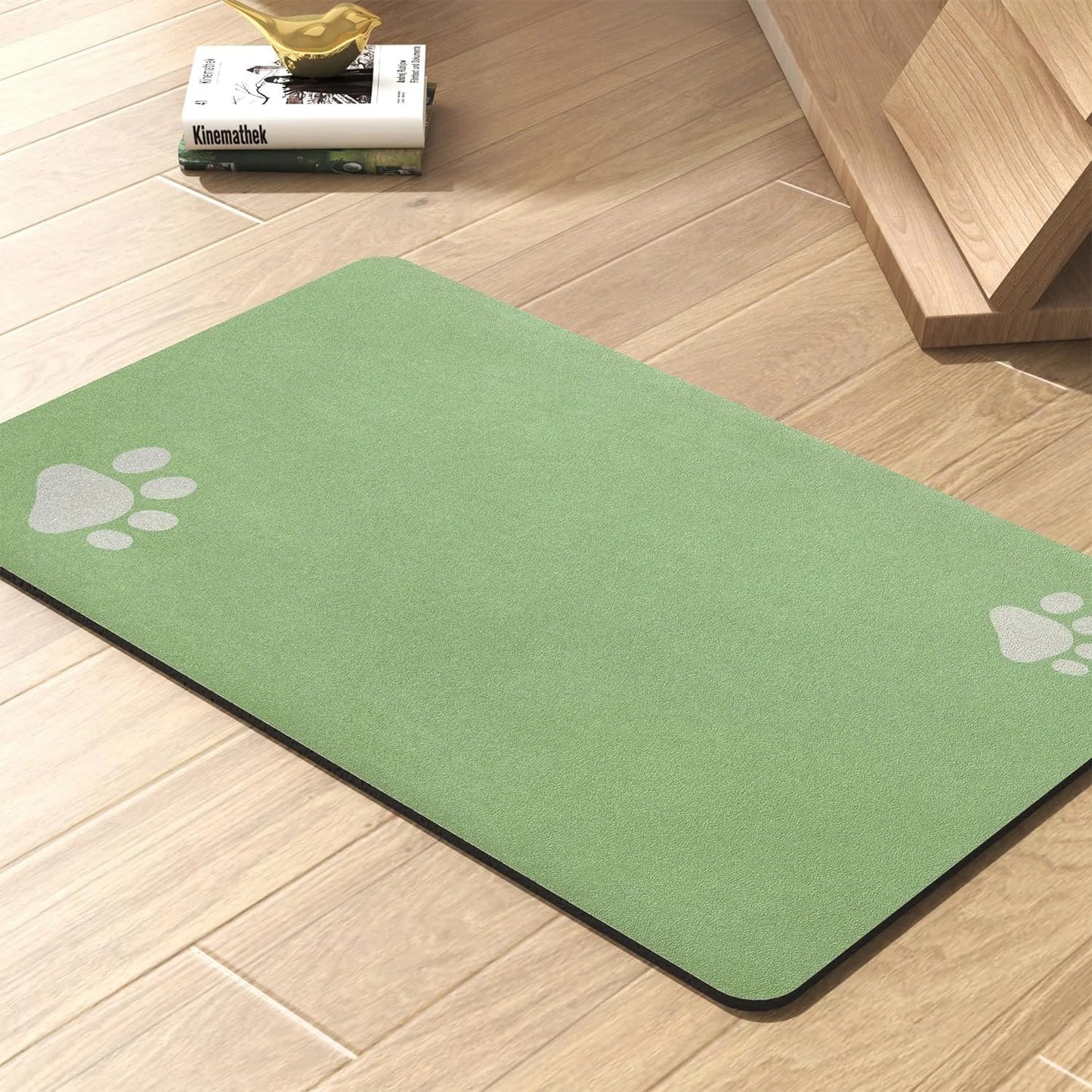 Waterproof Absorbent Pet Feeding Mat With Rubber Backing