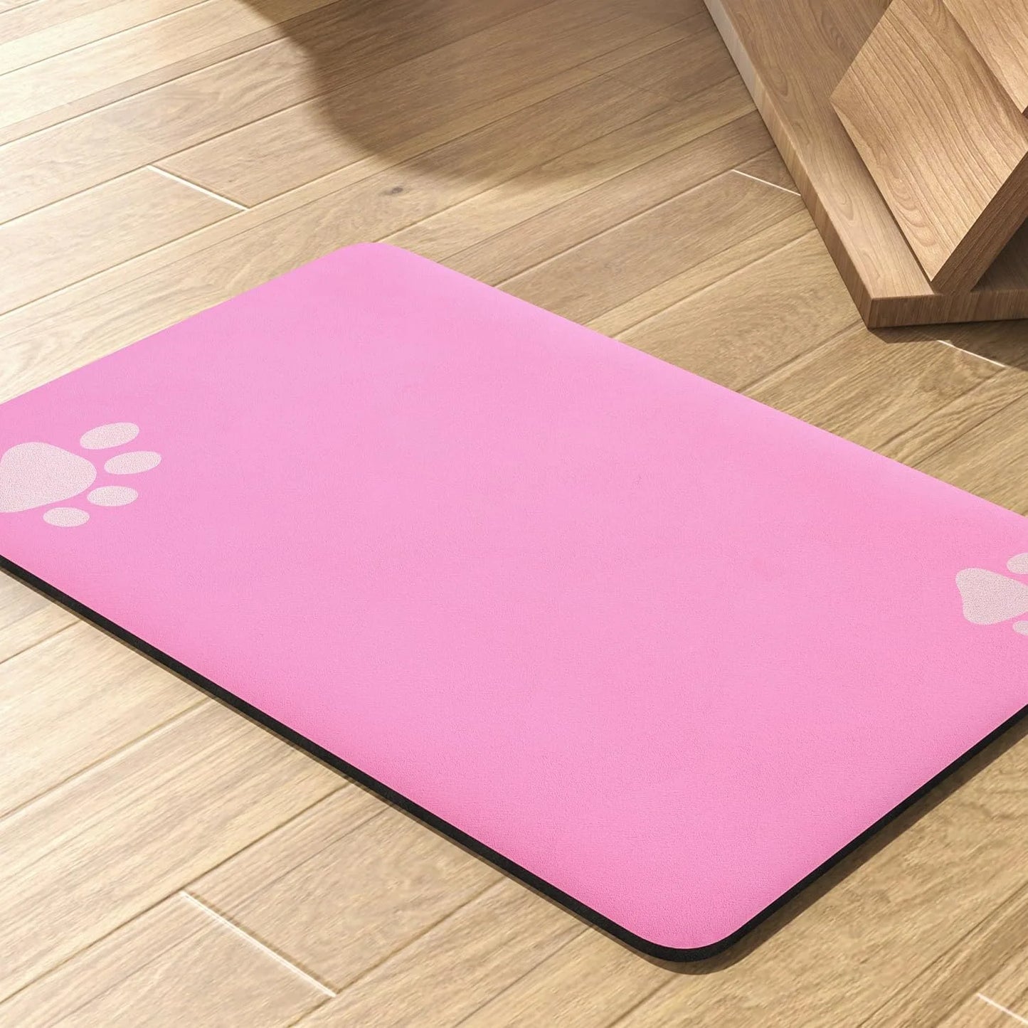 Waterproof Absorbent Pet Feeding Mat With Rubber Backing