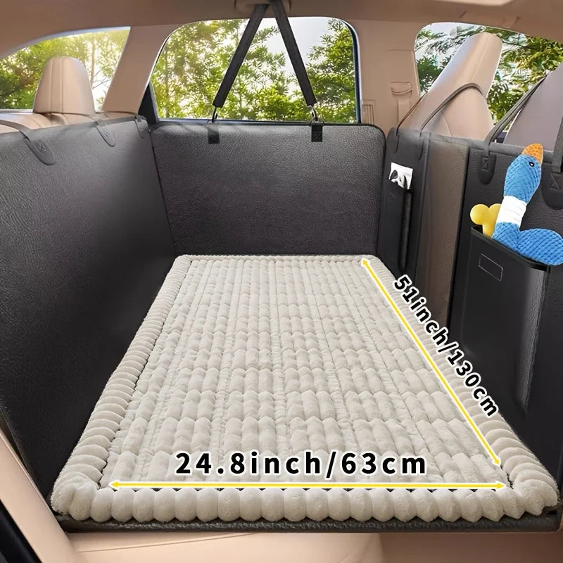 Car Rear Seat Pet Cover Waterproof Nonslip Hammock Protector