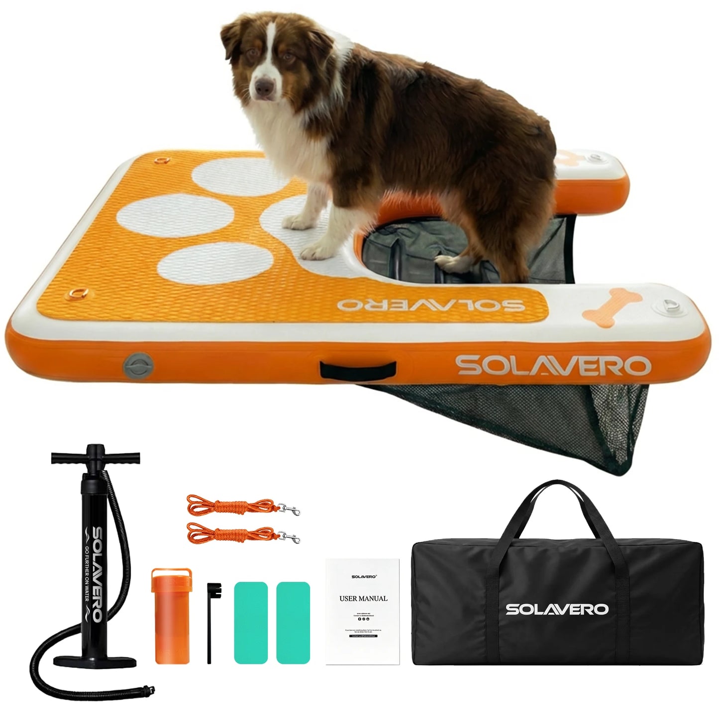 Inflatable Dog Water Ramp Non Slip EVA Deck For Pool