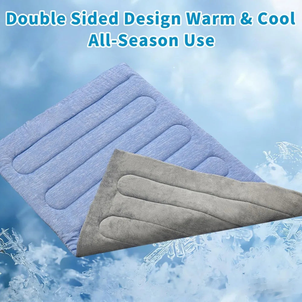 Q Max 0.5 Dog Cooling Mat Double Sided Waterproof Portable