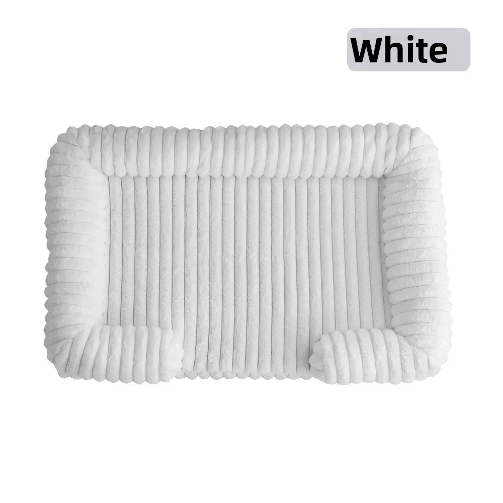 Winter Dog Bed For Pets Warm Corduroy Sofa Bed Mat