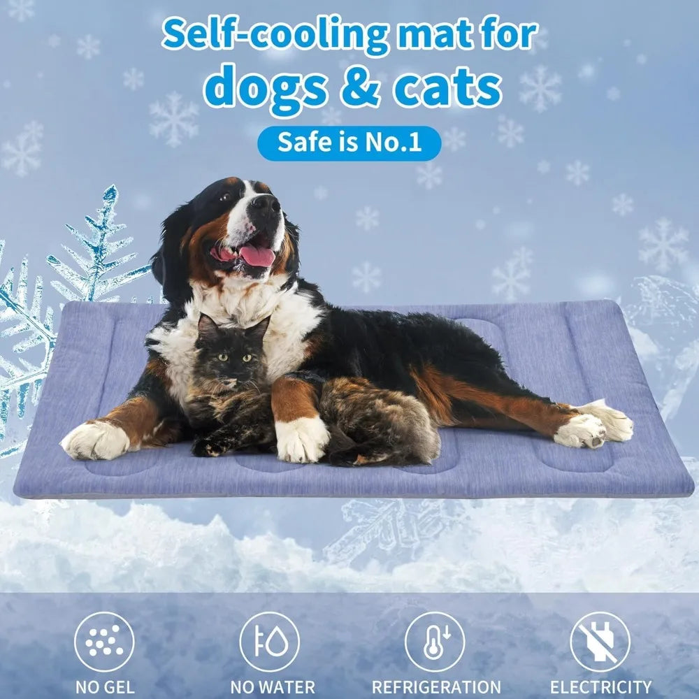 Q Max 0.5 Dog Cooling Mat Double Sided Waterproof Portable