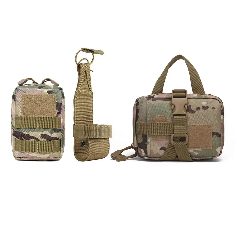 PetraVel Military Dog Tactical Molle Harness Pouch Set