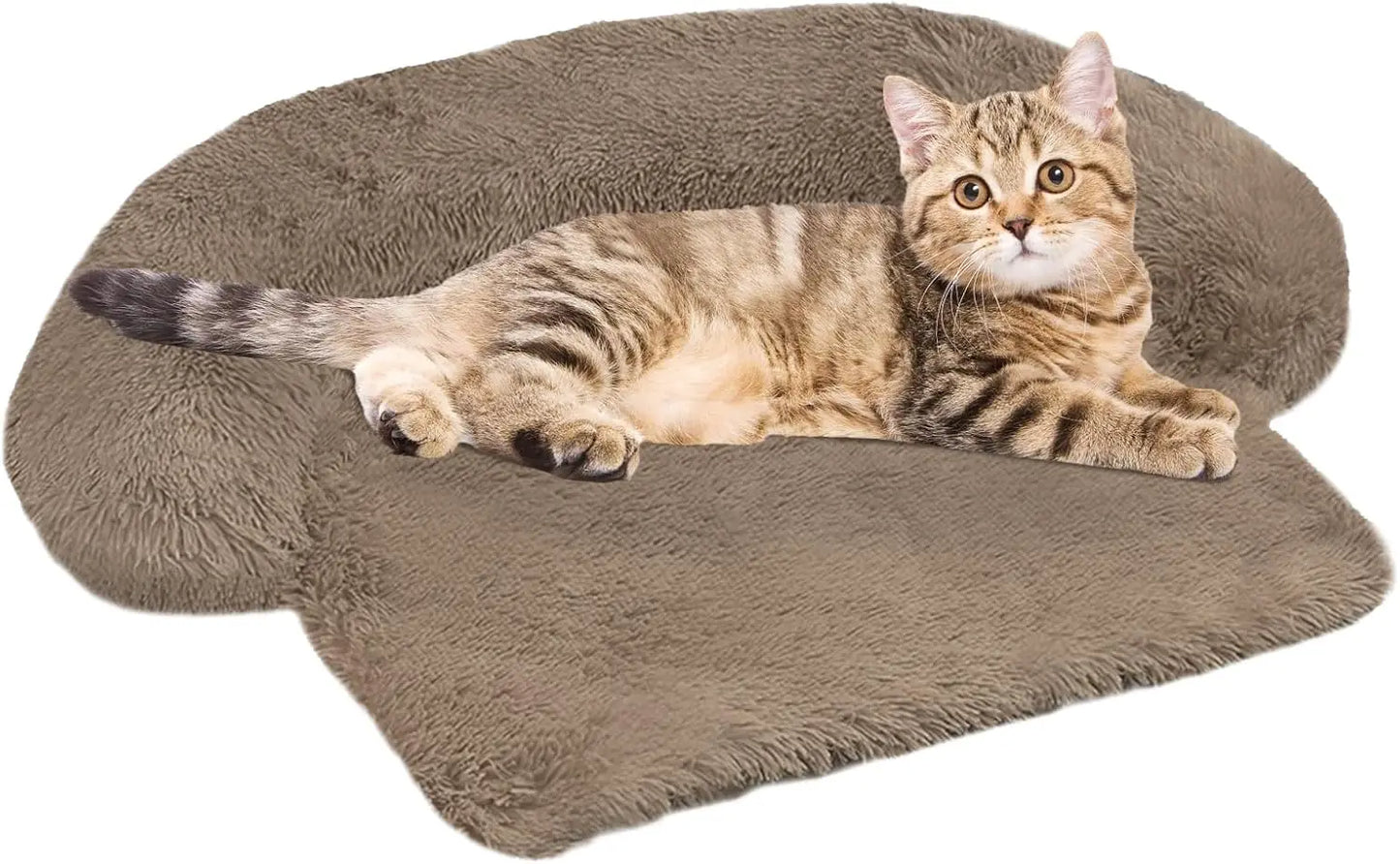 Cooling Dog Bed Mat With Bolster Pillow Washable Pet Couch Cover