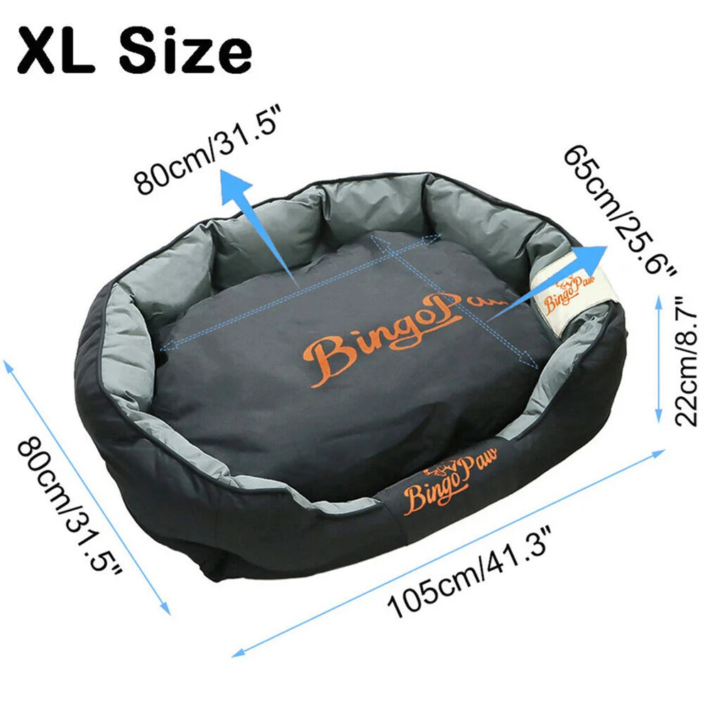Borwart Orthopedic Waterproof Washable Dog Bed Cushion
