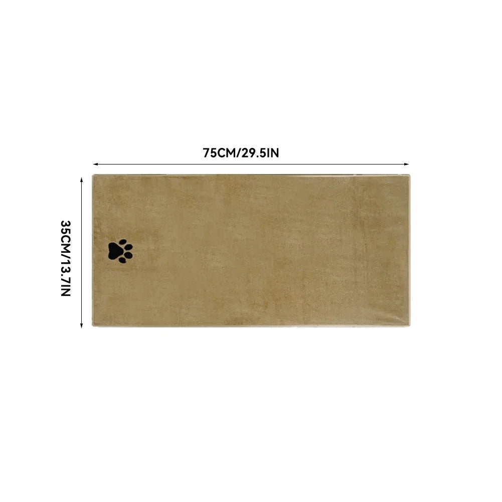 Microfiber Pet Bath Towels Embroidered Ultra Soft and Absorbent
