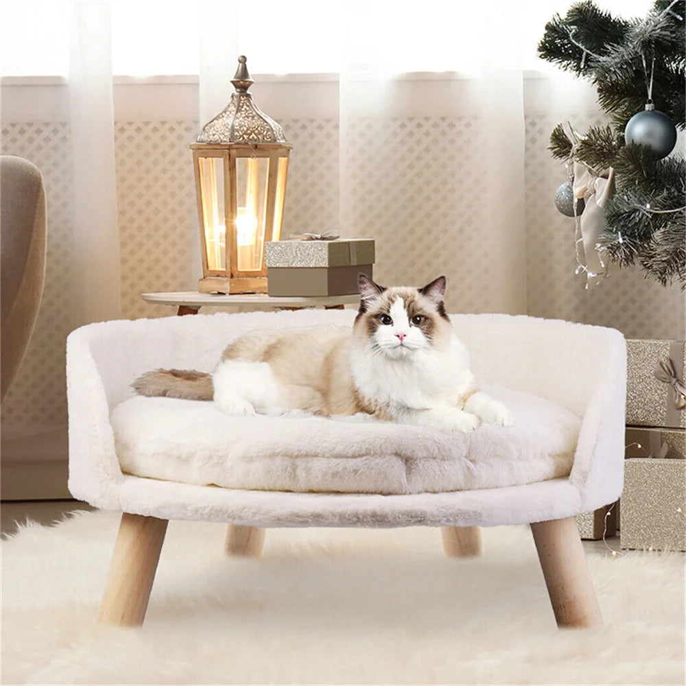 Borwart Ultra Soft Pet Sofa Bed With Removable Waterproof Cushion