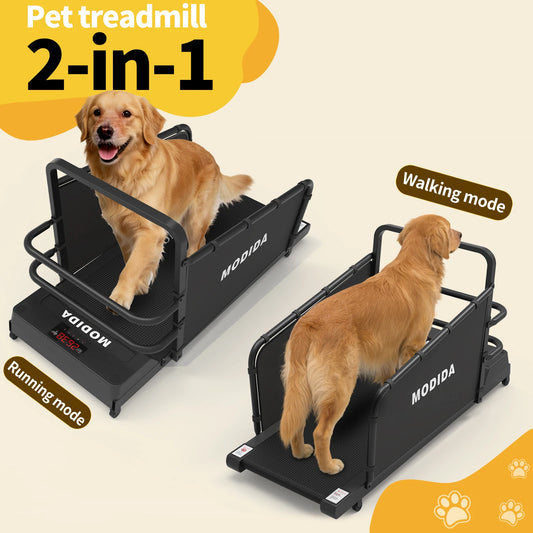 MODIDA Indoor Dog Treadmill With Adjustable Speed And LED Display