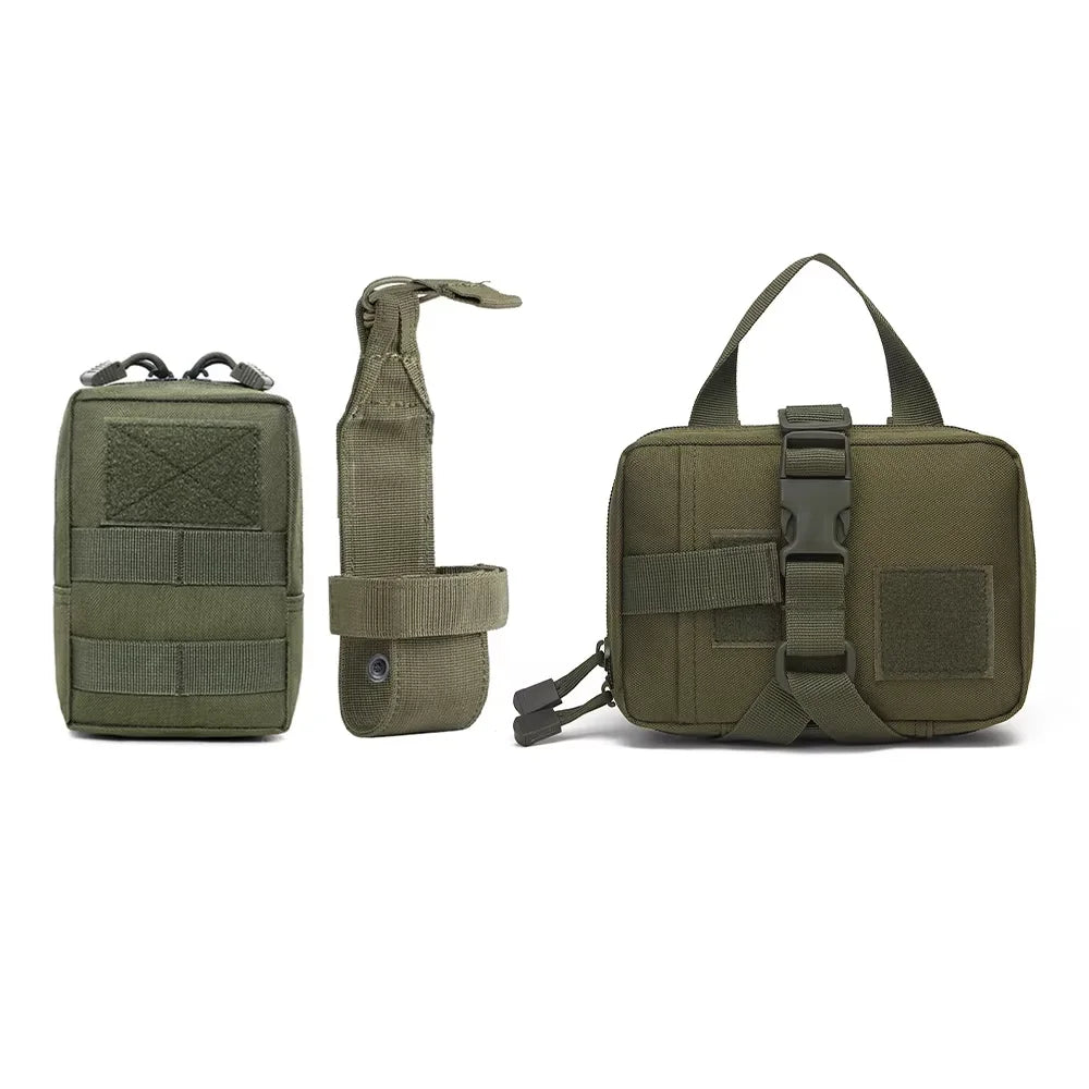 PetraVel Military Dog Tactical Molle Harness Pouch Set