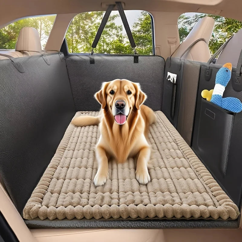 Car Rear Seat Pet Cover Waterproof Nonslip Hammock Protector