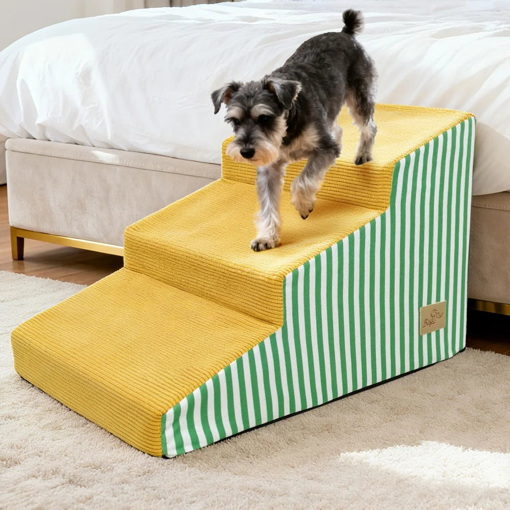 Three To Five Step High Density Dog Stairs For Sofas